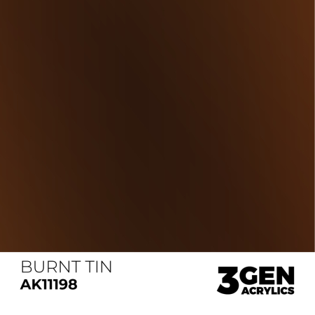 Ak Interactive 11198 - Burnt Tin 17ml [1]