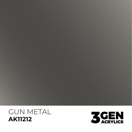 Ak Interactive 11212 - Gun Metal 17ml [1]