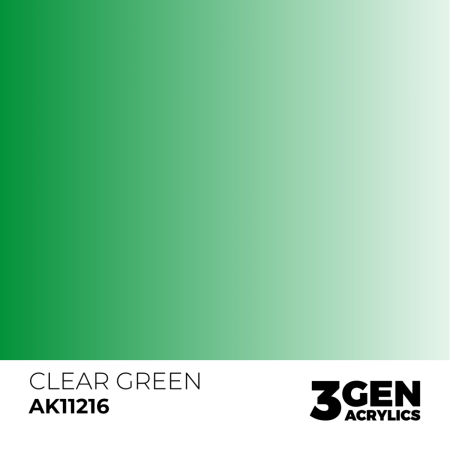 Ak Interactive 11216 - Clear Green 17ml [1]
