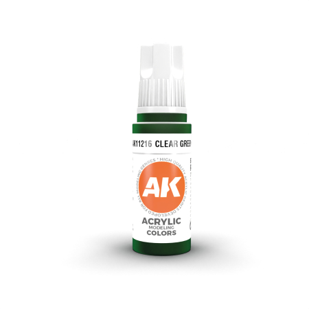 AK Interactive - Ak Interactive 11216 - Clear Green 17ml
