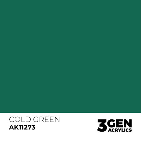 Ak Interactive 11273 - Cold Green COLOR PUNCH 17 ml [1]