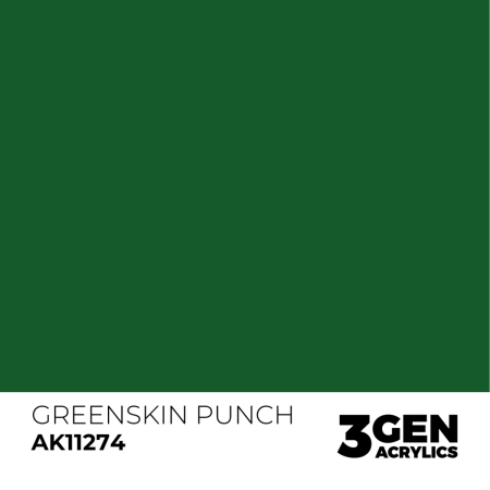 Ak Interactive 11274 - Greenskin Punch COLOR PUNCH 17 ml [1]