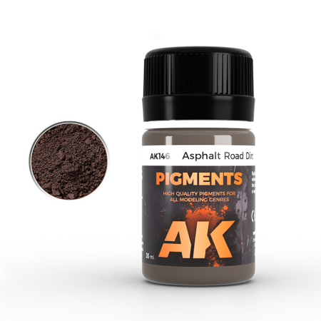 PIgmenti - AK Interactive 146 - Pigments - Asphalt Road Dirt