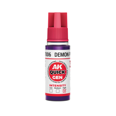 Quick Gen Paints - AK Interactive 17006 - Demon Purple 18 ml - Quick Gen