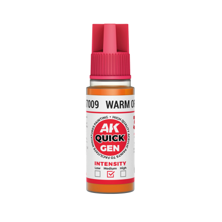 Quick Gen Paints - AK Interactive 17009 - Warm Orange 18 ml - Quick Gen