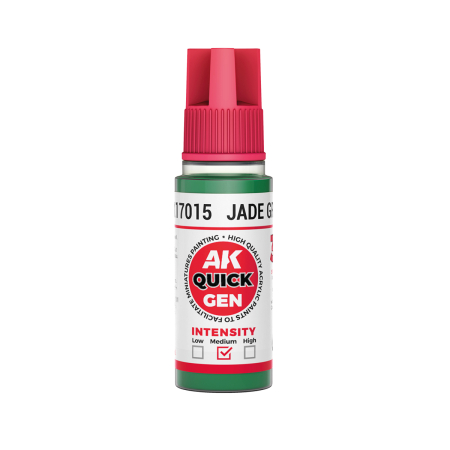 Quick Gen Paints - AK Interactive 17015 - Jade Green 18 ml - Quick Gen