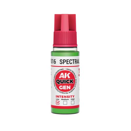 Quick Gen Paints - AK Interactive 17016 - Spectral Green 18 ml - Quick Gen