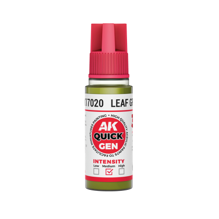 Quick Gen Paints - AK Interactive 17020 - Leaf Green 18 ml - Quick Gen