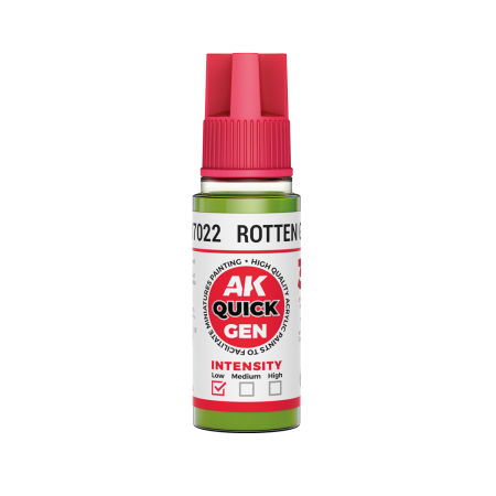 Quick Gen Paints - AK Interactive 17022 - Rotten Green 18 ml - Quick Gen