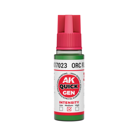 Quick Gen Paints - AK Interactive 17023 - Orc Flesh 18 ml - Quick Gen