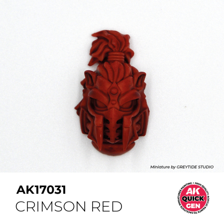 AK Interactive 17031 - Crimson Red 18 ml - Quick Gen [1]