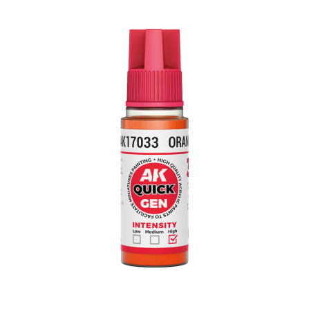 Quick Gen Paints - AK Interactive 17033 - Orange 18 ml - Quick Gen