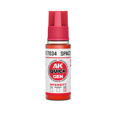 Quick Gen Paints - AK Interactive 17034 - Space Red 18 ml - Quick Gen