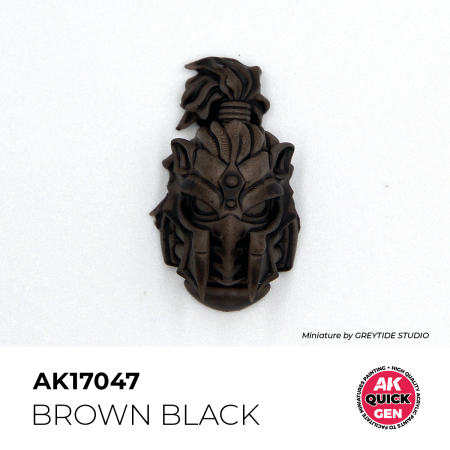 AK Interactive 17047 - Brown Black 18 ml - Quick Gen [1]