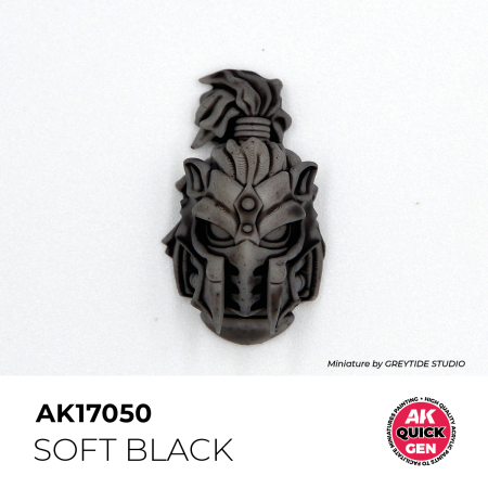 AK Interactive 17050 - Soft Black 18 ml - Quick Gen [1]