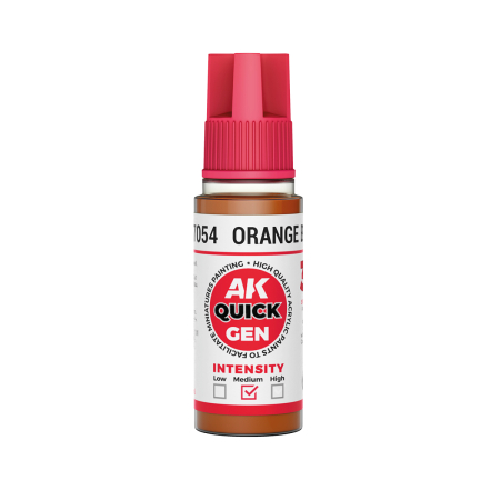 Quick Gen Paints - AK Interactive 17054 - Orange Brown 18 ml - Quick Gen