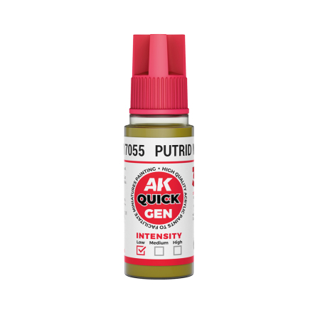 Quick Gen Paints - AK Interactive 17055 - Putrid White 18 ml - Quick Gen