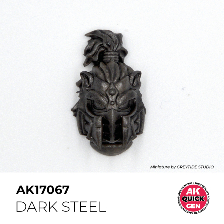 AK Interactive 17067 - Dark Steel 18 ml - Quick Gen [1]