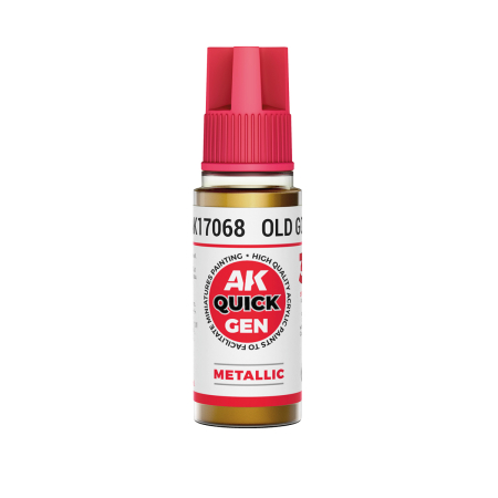Quick Gen Paints - AK Interactive 17068 - Old Gold 18 ml - Quick Gen