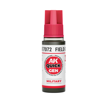 Quick Gen Paints - AK Interactive 17072 - Field Grey 18 ml - Quick Gen