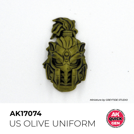 AK Interactive 17074 - Us Olive Uniform 18 ml - Quick Gen [1]
