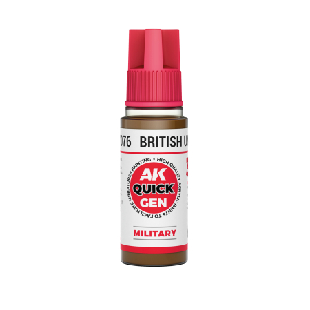 Quick Gen Paints - AK Interactive 17076 - British Uniform 18 ml - Quick Gen