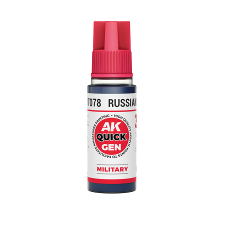 Quick Gen Paints - AK Interactive 17078 - Russian Blue 18 ml - Quick Gen