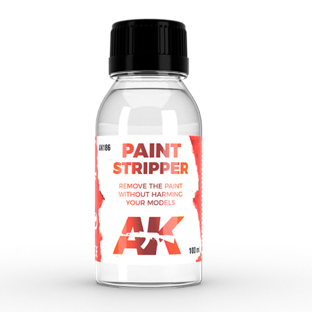 Vopsire, Weathering & Diorama - AK Interactive 186 - Auxiliary - Paint Stripper Fluid 100ml