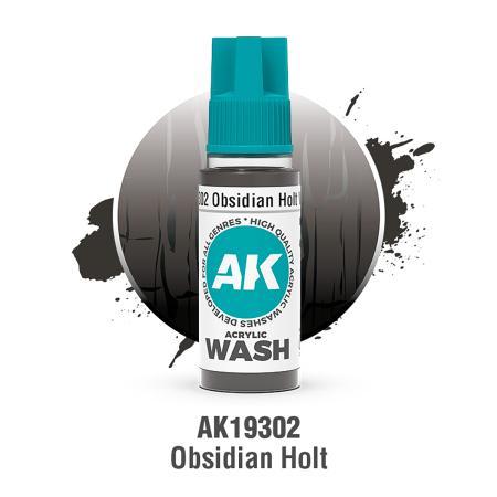 Noutati - AK Interactive 19302 - Obsidian Holt Wash 18ml