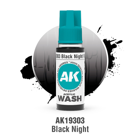 Noutati - AK Interactive 19303 - Black Night Wash 18ml