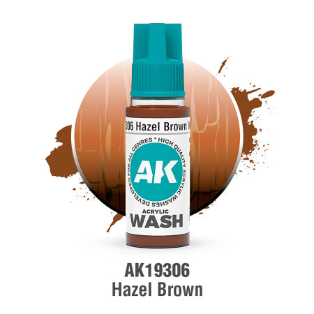 Noutati - AK Interactive 19306 - Hazel Brown Wash 18ml