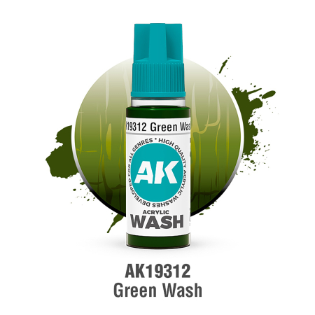 Noutati - AK Interactive 19312 - Green Wash 18ml