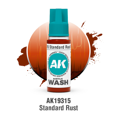 Noutati - AK Interactive 19315 - Standard Rust Wash 18ml
