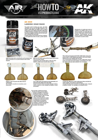 AK Interactive 2029 - Aircraft Wash For Landing Gear [1]