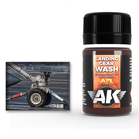 Solutii Weathering - AK Interactive 2029 - Aircraft Wash For Landing Gear