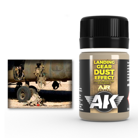 Solutii Weathering - AK Interactive 2031 - Aircraft Landing Gear Dust Effects
