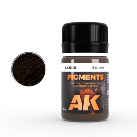 PIgmenti - AK Interactive 2038 - Pigments - Smoke