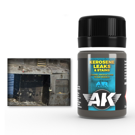 Solutii Weathering - AK Interactive 2039 - Air Kerosene Leaks & Stains