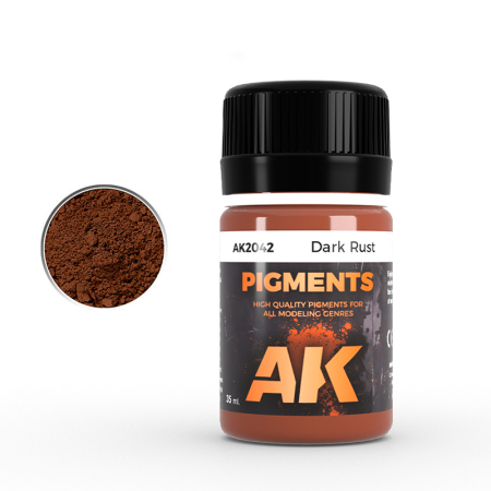 PIgmenti - AK Interactive 2042 - Pigments - Dark Rust