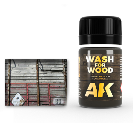 Solutii Weathering - AK Interactive 263 - Wash For Wood