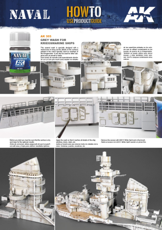 AK Interactive 303 - For Ships - Grey Wash For Kriegsmarine Ships [1]
