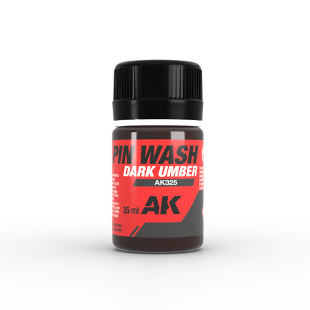 Solutii Weathering - AK Interactive 325 - Dark Umber Pin Wash