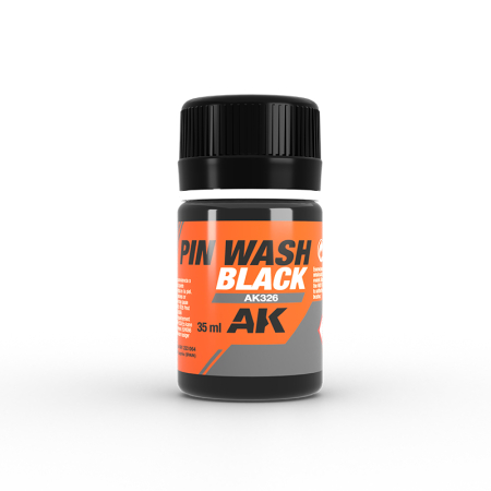Solutii Weathering - AK Interactive 326 - Black Pin Wash