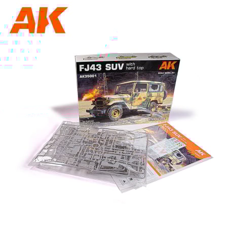 AK Interactive 35001 - 1:35 FJ43 SUV WITH HARD TOP [1]