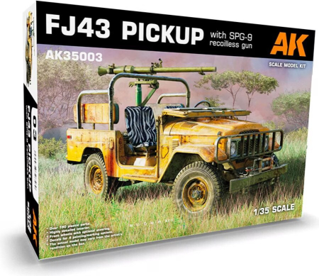 Kituri machete - AK Interactive 35003 - 1:35 FJ43 Pickup SPG-9