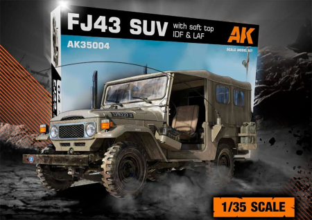 Kituri machete - AK Interactive 35004 - 1:35  FJ43 SUV Soft Top