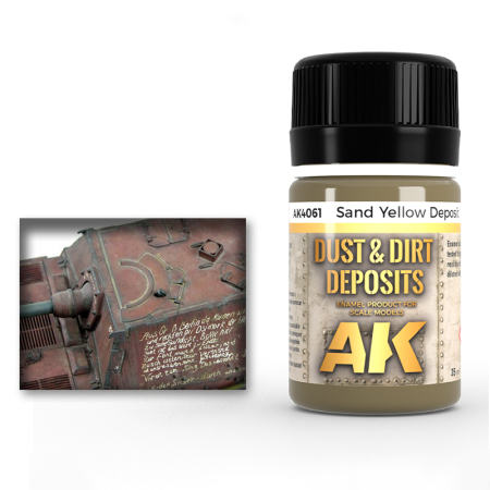 Solutii Weathering - AK Interactive 4061 - Sand Yellow Deposit