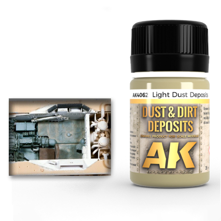 Solutii Weathering - AK Interactive 4062 - Light Dust Deposit