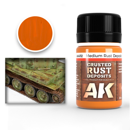 Solutii Weathering - AK Interactive 4112 - Medium Rust Deposit