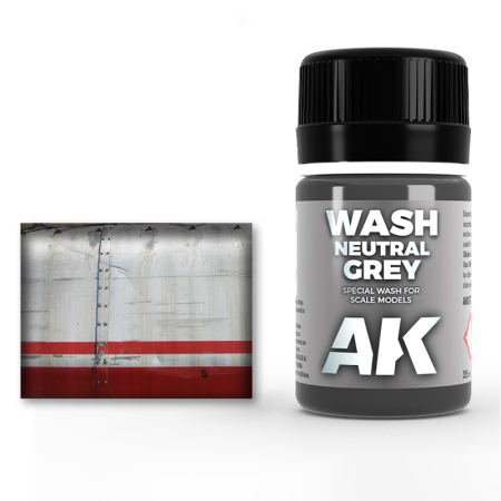 Solutii Weathering - AK Interactive 677 - Neutral Grey Wash